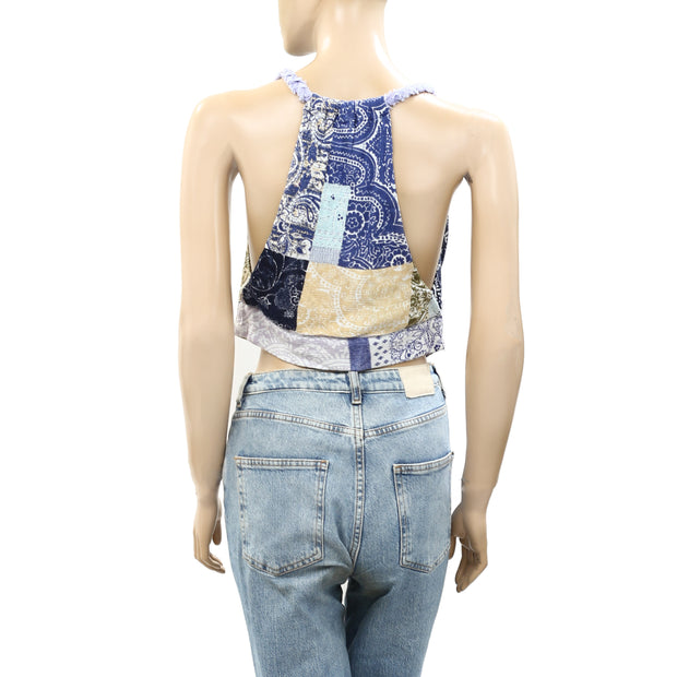Free People Laila Cropped Tank Top
