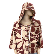 Free People We The Free Terry Cardi Hoodie Pullover Top L