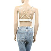 Free People Floral Crochet Lace Cropped Bralette Blouse Top