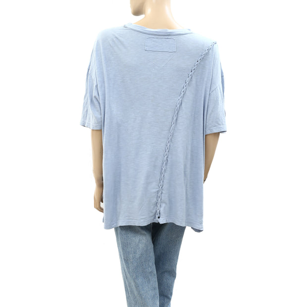 Free People We The Free Moonlit Midi Tee Tunic Top
