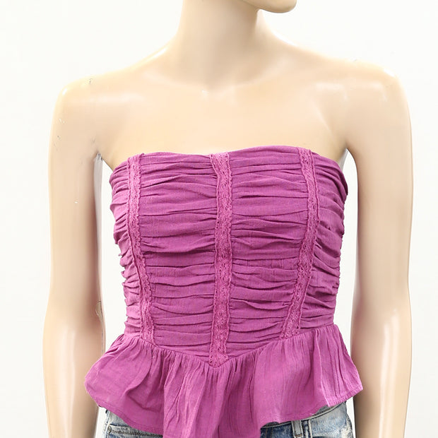 Free People Free-est Fun In The Sun Tube Blouse Top S
