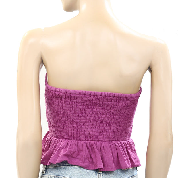 Free People Free-est Fun In The Sun Tube Blouse Top S