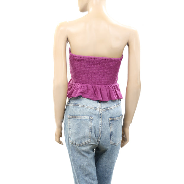 Free People Free-est Fun In The Sun Tube Blouse Top S