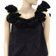 Maeve Anthropologie Ruffled Off-The-Shoulder Blouse Top S