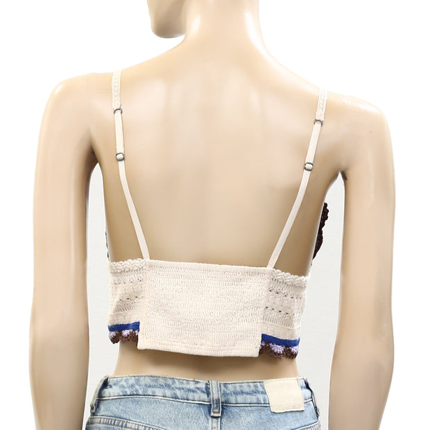 Intimately Free People Another Weekend Longline Bralette Cropped Top S