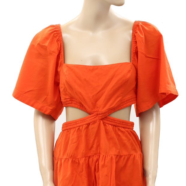 Free People Free-Est Cross of Sunlight Mini Dress M
