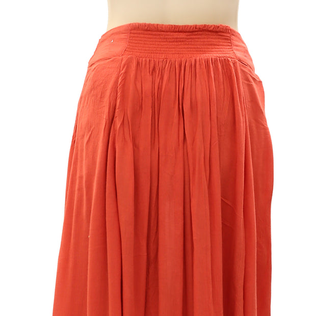 Free People Endless Summer Coast To Coast Wrap Midi Skirt S