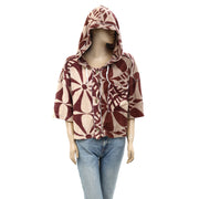 Free People We The Free Terry Cardi Hoodie Pullover Top L