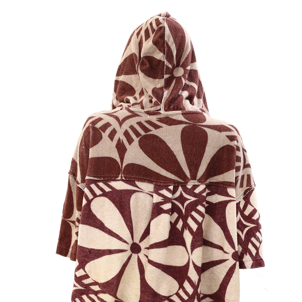Free People We The Free Terry Cardi Hoodie Pullover Top L