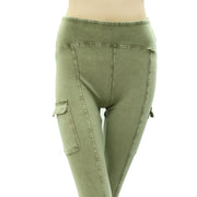 Out From Under Urban Outfitters Aria High-Waisted Cargo Flare Pants S
