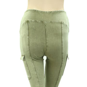 Out From Under Urban Outfitters Aria High-Waisted Cargo Flare Pants S