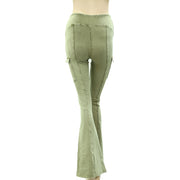 Out From Under Urban Outfitters Aria High-Waisted Cargo Flare Pants S