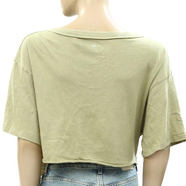 Out From Under Urban Outfitters Clara Wrap Tee Blouse Top