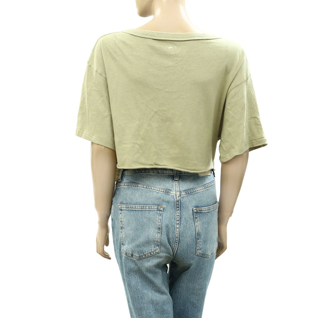 Out From Under Urban Outfitters Clara Wrap Tee Blouse Top