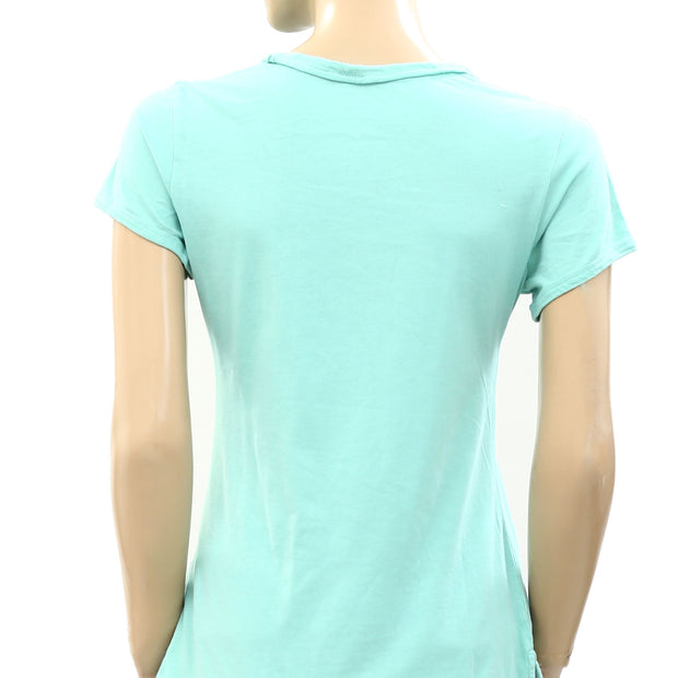 Anthropologie Pilcro Scoop-Neck Tee Blouse Top S