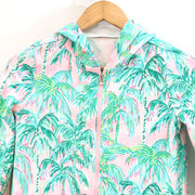 Lilly Pulitzer Kids Little Girl's Zip-Up Coverup Hoodie Dress L 8-10 YRS