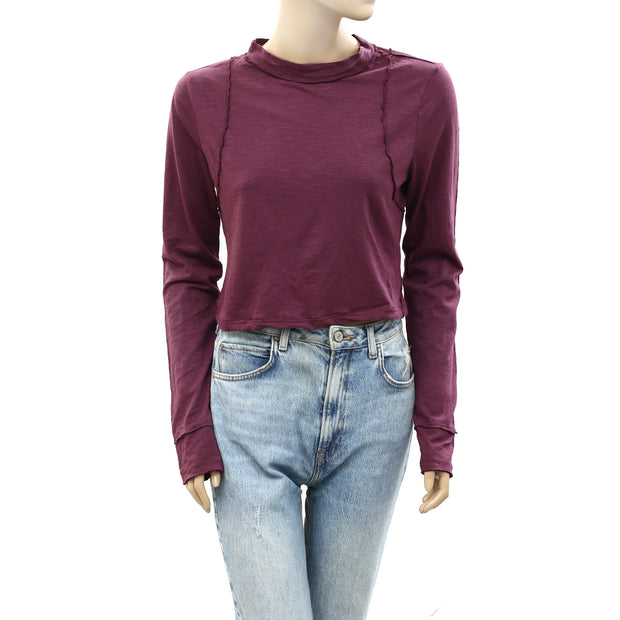 Anthropologie Pilcro Long Sleeve Tee Blouse Top M