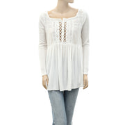 Free People Pretty Please Tunic Top S