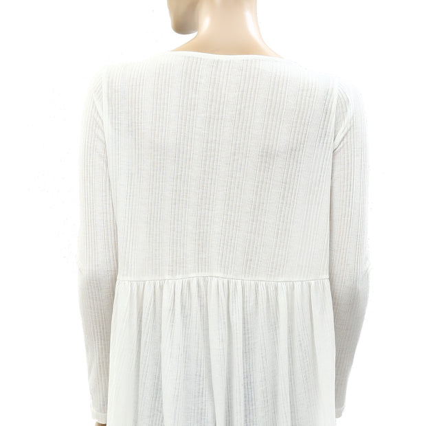 Free People Pretty Please Tunic Top S