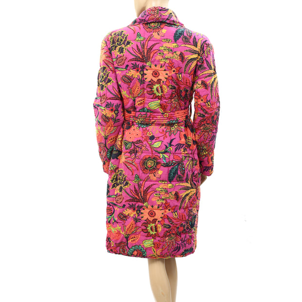 By Anthropologie Amber Floral Robe Cover-up Tunic Top S