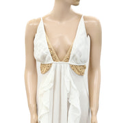 Free People Endless Summer Crochet Lace Midi Dress S