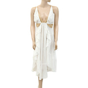 Free People Endless Summer Crochet Lace Midi Dress S