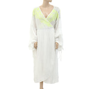 Intimately Free People Well Hello There Wrap Dress S