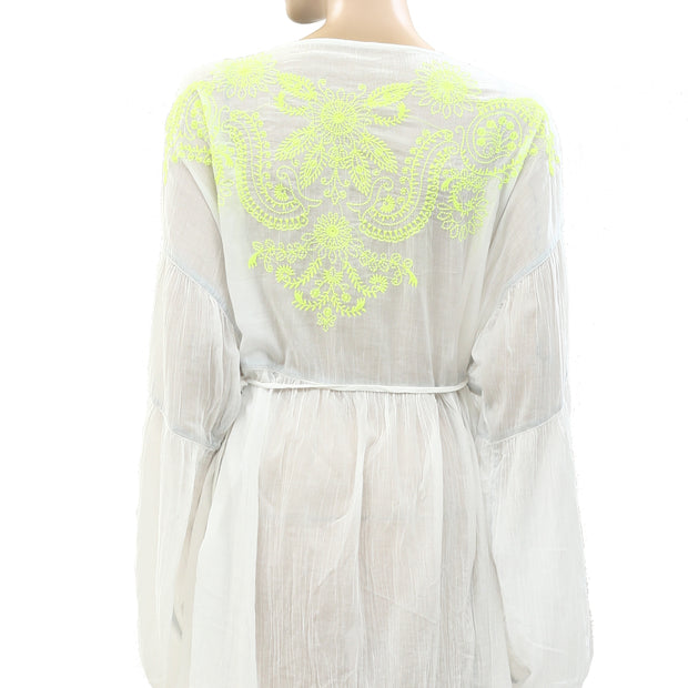 Intimately Free People Well Hello There Wrap Dress S
