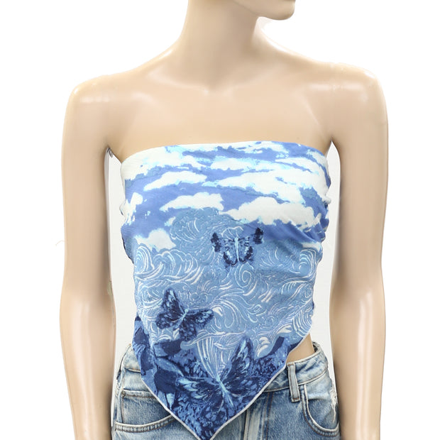 Free People FP One Raya Bandana Blouse Top