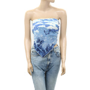 Free People FP One Raya Bandana Blouse Top