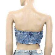 Free People FP One Raya Bandana Blouse Top