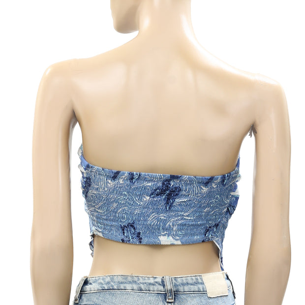 Free People FP One Raya Bandana Blouse Top