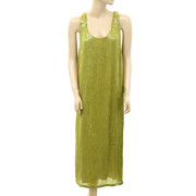 Velvet by Graham & Spencer Anthropologie Sequin Embellished Maxi Dress S