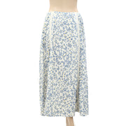 Velvet by Graham & Spencer Anthropologie Floral Printed Lace Midi Skirt S