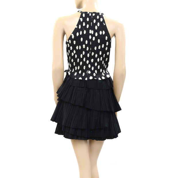 Sea New York Polka Dot Printed Mini Dress