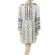Sea New York Floral Beaded Embellished Mini Dress S