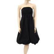 Sea New York Smocked Ruched Tube Mini Dress S
