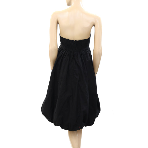 Sea New York Smocked Ruched Tube Mini Dress S