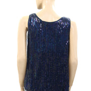 Velvet by Graham & Spencer Anthropologie Sequin Embellished Tank Top S