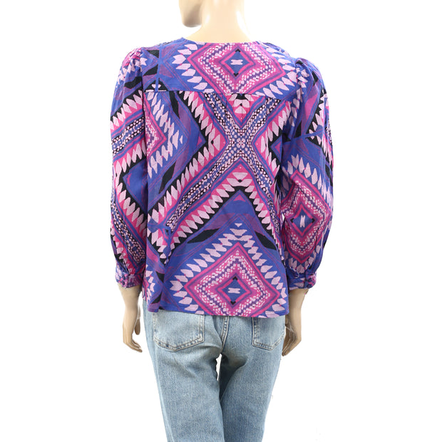 Ba&sh Gilo Flowing Blouse Top