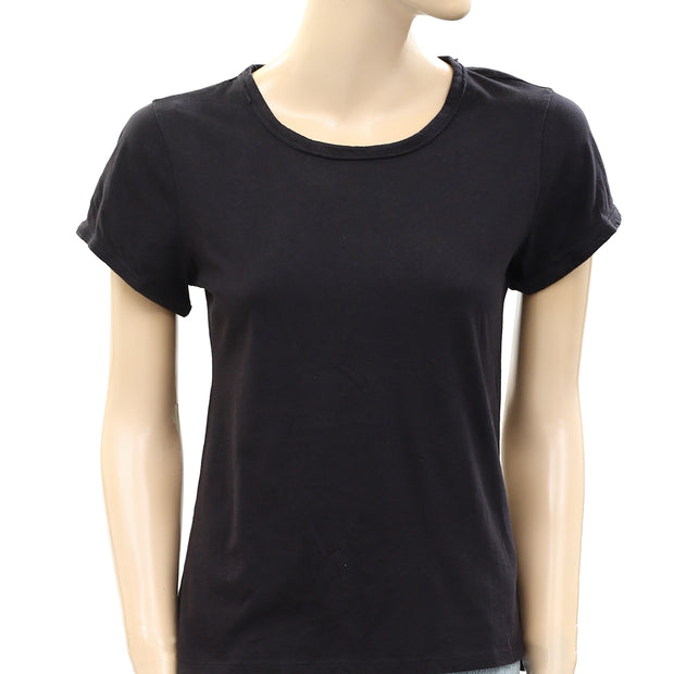 Anthropologie Pilcro Scoop-Neck Tee Blouse Top S