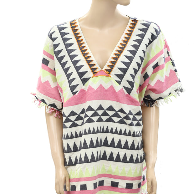 Velvet by Graham & Spencer Anthropologie Printed Mini Dress XS\S