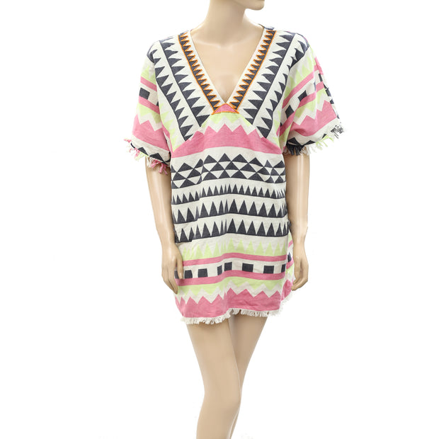 Velvet by Graham & Spencer Anthropologie Printed Mini Dress XS\S