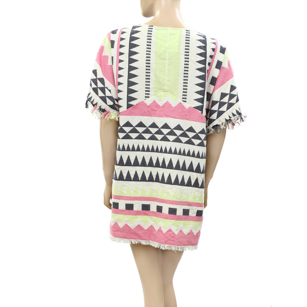 Velvet by Graham & Spencer Anthropologie Printed Mini Dress XS\S