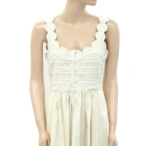 Sea New York Lace Ivory Maxi Long Dress  S