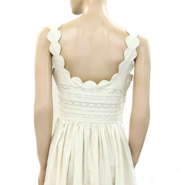Sea New York Lace Ivory Maxi Long Dress  S