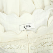 Sea New York Lace Ivory Maxi Long Dress  S