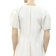 Sea New York Eyelet Embroidered Midi Dress S