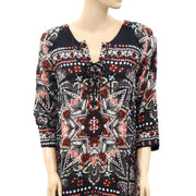 Odd Molly Anthropologie Floral Embroidered Printed Mini Dress M-2