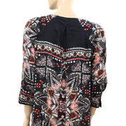 Odd Molly Anthropologie Floral Embroidered Printed Mini Dress M-2